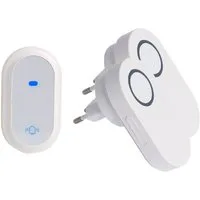 BBG Türklingel-Set Kabellose Funkklingel ohne Batterie, selbstversorgender Türklingel Set, (1 Sender + 2 Empfänger, IP68 wasserdicht, 180m Reichweite), 38 Melodien, 105dB, für Haus & Wohnung