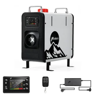 HCALORY HBS2 3.5L 8KW Diesel Parking Heater with Automatic Start and Stop 2500/5000M Plateau Mode Bluetooth/Remote/LCD I