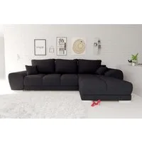 99rooms Ecksofa Antalya, Sofa L-Form, Eckcouch, mit Rückenkissen, Schlaffunktion, Strukturstoff NEVE