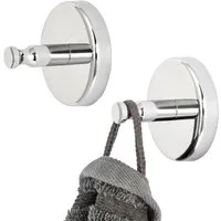 bremermann Handtuchhaken Bad-Serie LUCENTE – 2er-Set, Edelstahl verchromt, (2-St)