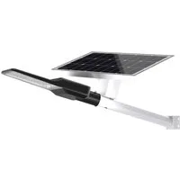 ENOVALITE LED Solarleuchte LUXULA Solar-Straßenleuchte 4300lm 6500K Kaltweiß Mastleuchte Dimmbar, Kaltweiß