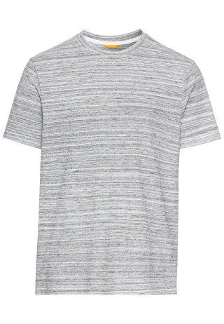 camel active - Meliertes T-Shirt mit Cooling Effekt white - Gr. - XL