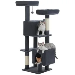 Pawz Road Kratzbaum Spielbaum 133 cm dunkelgrau