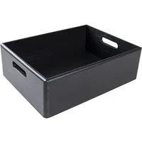 Creative Deco Allzweckkiste XXL Obstkiste Korb 40x30x13cm (1cm) mit Griffen ohne Deckel