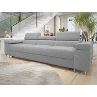 MIRJAN24 Schlafsofa Torezio 3 Bis Cord, mit Schlaffunktion, Einstellbare Kopfstützen, 263x102x70-90 cm