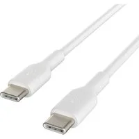 Belkin USB-C/USB-C Kabel PVC, 1m Smartphone-Kabel, USB-C, (100 cm), ummantelt