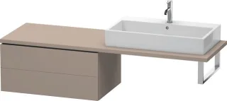 Duravit L-Cube Unterschrank für Konsole Basalt Matt 820x547x400 mm - LC583904343 LC583904343