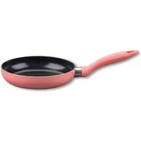 FACKELMANN Bratpfanne Mini Pfanne, Mini Cooking, Aluminium Pfanne, Ø14 cm, Rosa