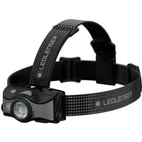 Ledlenser LED Stirnlampe MH7 Schwarz-Grau, 600 Lumen, 200m Leuchtweite, 40 Std. Laufzeit, IP54, wiederaufladbar