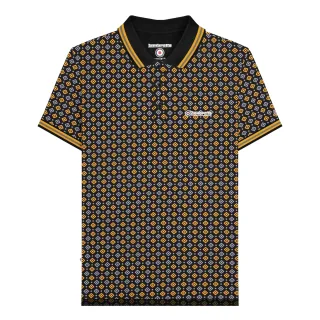 Lambretta - "SS25" Poloshirt für Herren (Schwarz/Gold)