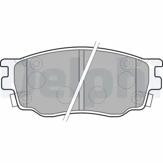 Delphi Bremsbel?ge vorne Mazda 6 GG GY LP1916