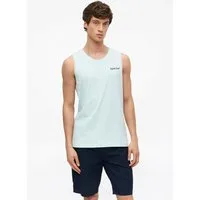 s.Oliver Muskelshirt T-Shirt Baumwoll-Top mit Stickerei
