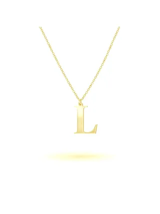 BEKA&BELL Anhänger mit Kette 925-Sterling Silber vergoldet Glänzend 45cm