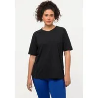 Ulla Popken T-Shirt T-Shirt V-Ausschnitt Halbarm
