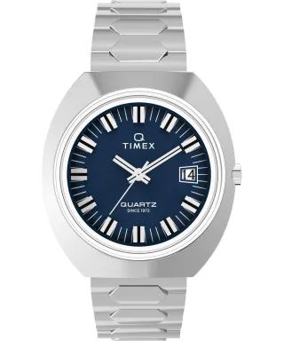 Timex Time Machine Reissue Silber Herren Armbanduhr TW2Y33100