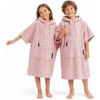 SIEGENTHAL Badetücher SIEGENTHAL® Strandponcho für Damen, Herren & Kinder aus Baumwolle, Integrierte Reißverschlusstasche für Wertsachen