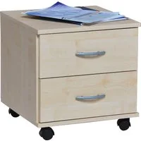 VOGL Möbelfabrik Rollcontainer Barrie, Bürocontainer, Nachtschrank, (1 St), Ausführungen mit/ohne Schubladen, Höhe 41 cm, Made in Germany