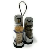DanDiBo Menage-Set Salz und Pfeffer Streuer Set Zahnstocher Salzstreuer Menage