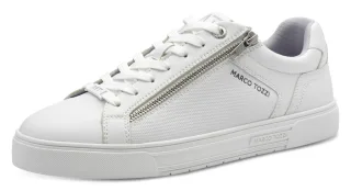 MARCO TOZZI Sneaker, Freizeitschuh, Halbschuh, Schnürschuh mit seitlicher Logoprägung