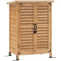 MCombo Gerätehaus MCombo Gartenschrank Geräteschuppen Werkzeugschrank 0690/0870, Outdoor-Schrank Gartenbox, aus Holz