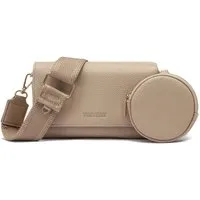 Frentree Umhängetasche Damen 3 in 1 klein Handytasche Geldbörse Crossbody Bag (mit 5 fächern, 4 Karten und rundes Münzfach), Verstellbar Abnehmbar Schultergurt