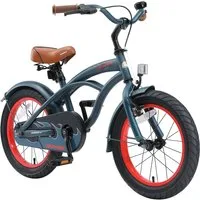Bikestar Kinderfahrrad Cruiser, 16 Zoll, ab 109 cm, 4 - 6 Jahre, Jungen, Mädchen, 1 Gang, Handbremse, Rücktrittbremse, Kettenschutz, Höhenverstellbar