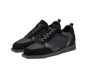 Triple20 Dartschuhe Textil Leder - Schwarz