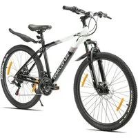 HILAND Mountainbike 26/27,5 Zoll Alu-Mountainbike 21-Gang, Scheibenbremsen & Komfortsattel