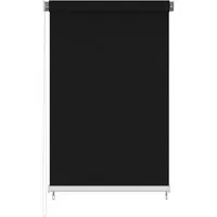 Rollo Außenrollo 165 (B) x 230 (H) cm Schwarz, vidaXL