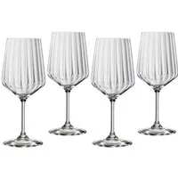 SPIEGELAU Weinglas Spiegelau Lifefstyle Rotwein 4er Set, Glas