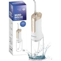 IEA Medical Munddusche FC5200, kabelloser Zahnzwischenraumreiniger, Aufsätze: 3 St., USB-C, 3 Modi, 240 ml Tank, kompakt für Zuhause & unterwegs