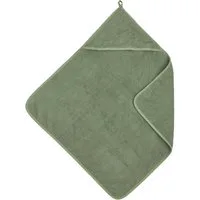 Meyco Baby Kapuzenhandtuch Forest Green, Frottee (100% Baumwolle, 1-St), 75x75cm