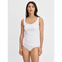 CALIDA Shirttop Essential Cotton Baumwoll-Mix, Single Jersey, elastisch, Rundhalsausschnitt