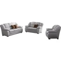 COTTA Polstergarnitur Casino, Sofa Set, 3-2-1 Sitzer, Wohnzimmer Garnitur, (Set, 3-tlg), Sessel, 2-Sitzer, 2,5-Sitzer, hohe Rückenlehne