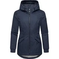 Ragwear Winterjacke Dowey Warm (1-St) Wasserdichte weiche Damen Jacke für den Winter