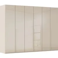 rauch Drehtürenschrank Kleiderschrank Schrank Garderobe Wäscheschrank BESTSELLER MONTCLAR (3 Ausstattungen BASIC/CLASSIC/PREMIUM (SOFT-CLOSE), Breiten 201-400 cm) Front in Glas/Hochglanz/Dekor/Grauspiegel in 5 Breiten MADE IN GERMANY