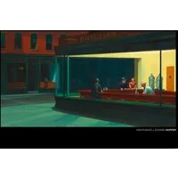 Close Up Poster Edward Hopper Poster Nighthawks 91,5 x 61 cm