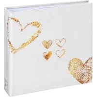 Hama Fotoalbum Lazise Fotoalbum 22,5 x 22,5 cm, 100 Seiten, Album, Gold