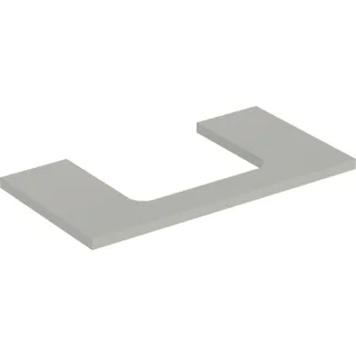 Geberit ONE Waschtisch-Platte, Ausschnitt mittig, für Aufsatzwaschtisch 505283007