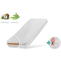 Kindermatratze KOKOS mit gestepptem Aloe Vera-Bezug, Kids Collective, 10 cm hoch, Babymatratze 60x120I70x140I80x160I80x180I90x200