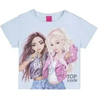 TOPModel T-Shirt TOPModel Nyela + Candy Top Kurz T-Shirt ice water blue (1-tlg)