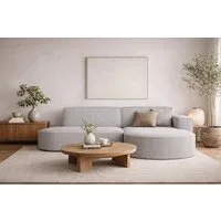 Kaiser Möbel Ecksofa Designer MODENA STUDIO L stoff Verita, Ecksofa, Cord Sofa, L-Form, Links/Rechts wählbar