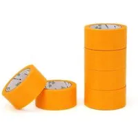 Youyijia Fixierpflaster 6 Rollen Goldband 50mm x 50m Klebeband Set Entfernbar