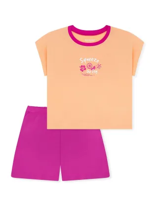 Schiesser Mädchen Pyjama NightwearSchlafanzug, Pyjama Set, Nachtwäsche