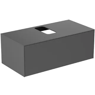 Ideal Standard Waschtischplatte Conca ohne Ausschnitt 1002x505mm Anthrazit, Alte Nr.2019, TV779Y2 TV779Y2