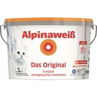 Alpina Wandfarbe Alpinaweiß Das Original Wandfarbe 4 L weiß matt