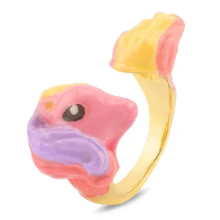 Pferde Ring vergoldet
