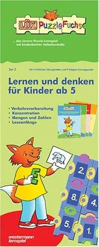 Westermann Lernspielverlag 072 - PuzzleFuchs Set 3 ab 5 Jahr