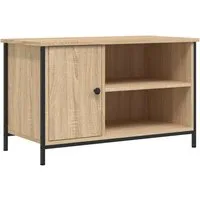 vidaXL TV-Schrank TV-Schrank Sonoma-Eiche 80x40x50 cm Holzwerkstoff (1-St)