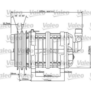 Valeo Klimakompressor 815800